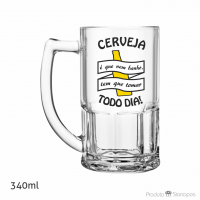 Caneca - Cerveja é que nem banho