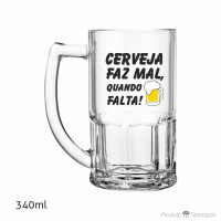 Caneca - Cerveja faz mal