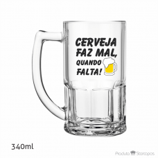 Caneca - Cerveja faz mal