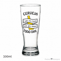 Copo - Cerveja é que nem banho