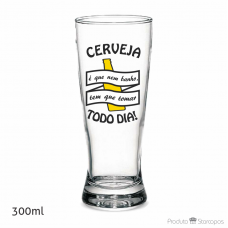 Copo - Cerveja é que nem banho